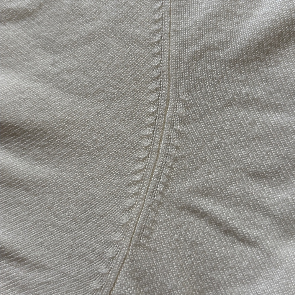 Chico's Off-White Ribbed Turtleneck - Picture 3 of 7